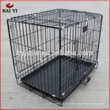 hebei shijiazhuang negro 48 &quot;jaula para mascotas de 2 puertas (fábrica directa)